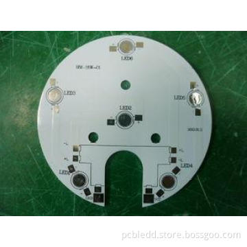 Rigid Single Side / Double Side Round LED PCB Circuit Board